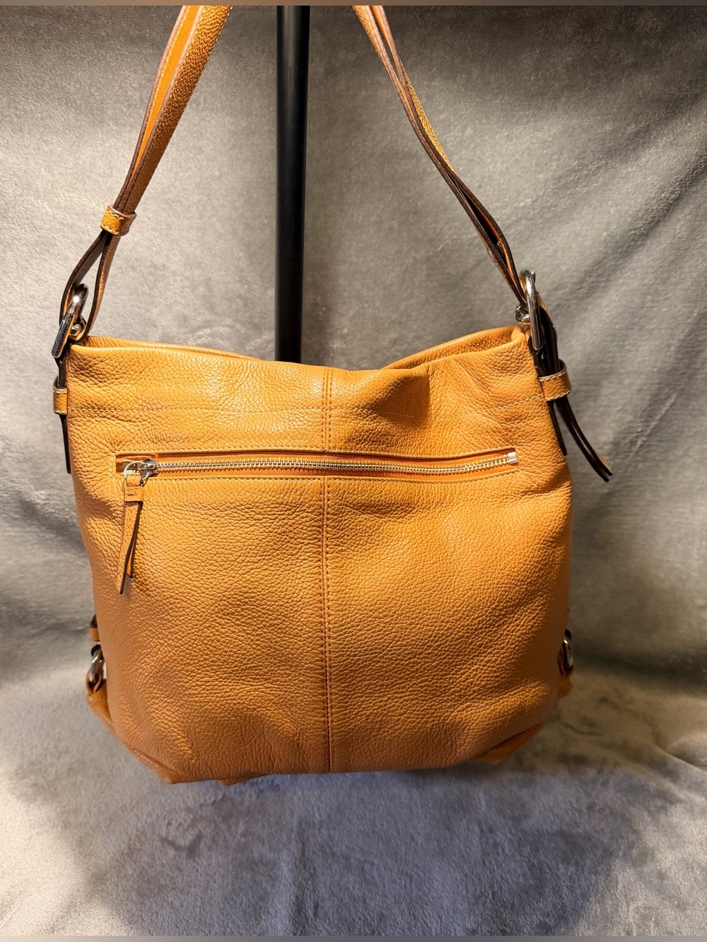 Coach Pebbled Cowhide Leather Shoulder Bag F15064 - Picture 7 of 14